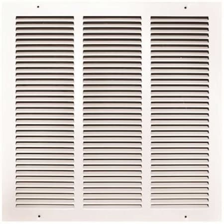 Tru Aire 16 in. x 16 in. White Stamped Return Air Grille 170 16X16